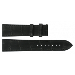 Bracelet de montre Tissot T063.610.16.058.00 / T610031945 / XL Cuir Noir 20mm