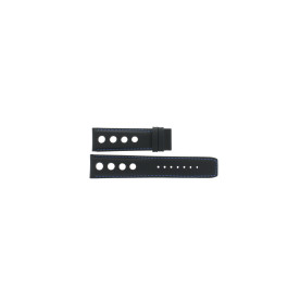 Bracelet de montre Tissot T1004273620100 / T610037467 Cuir Noir 22mm