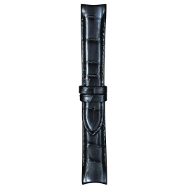 Bracelet de montre Tissot T610038036 / T0352071606100B Cuir Gris anthracite