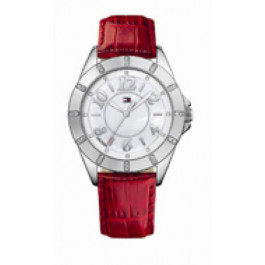 Bracelet de montre Tommy Hilfiger 1781031 / 1781038 / TH679301240 / TH-132-3-14-1004S Cuir Rouge 20mm