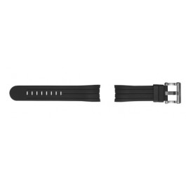Bracelet de montre TW Steel TWB131 Silicone Noir 24mm