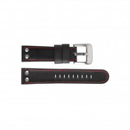 Bracelet de montre TW Steel TW411 / TWB411 Cuir Noir 24mm