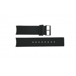 Bracelet de montre Obaku V132-B Cuir Noir 24mm