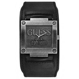 Bracelet de montre Guess W0418G2 / W90025G2 / W10265G1 Cuir Noir 19mm
