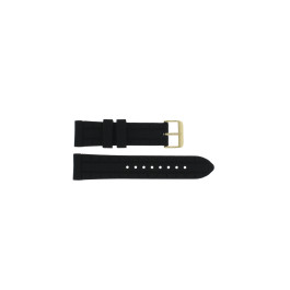 Bracelet de montre Guess W0798G3 / Jet Men s Sport Caoutchouc Noir 22mm