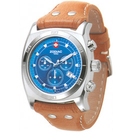 Bracelet de montre Zodiac ZO7012 Cuir Cognac