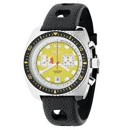 Bracelet de montre Zodiac ZO2221 Plastique Noir