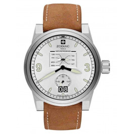 Bracelet de montre Zodiac ZO8564 Cuir Cognac 24mm