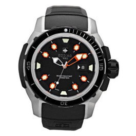 Bracelet de montre Zodiac ZO8606 Caoutchouc Noir
