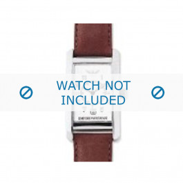 Bracelet de montre Armani AR0104 Cuir Cognac 18mm