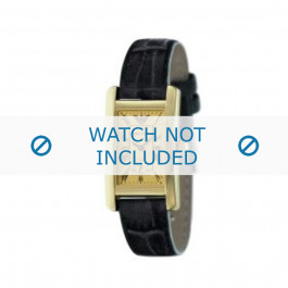 Bracelet de montre Armani AR0123 Cuir Noir 18mm