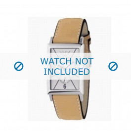 Bracelet de montre Armani AR0128 Cuir Cognac 20mm