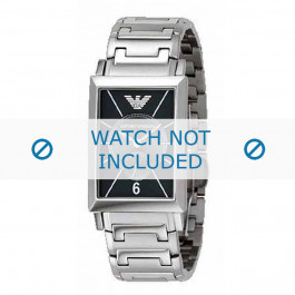 Armani bracelet de montre AR-0140 Métal Argent 20mm 