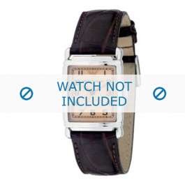 Bracelet de montre Armani AR0204 Cuir Brun 18mm
