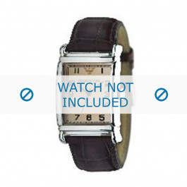 Bracelet de montre Armani AR0234 / AR0402 Cuir Brun 26mm