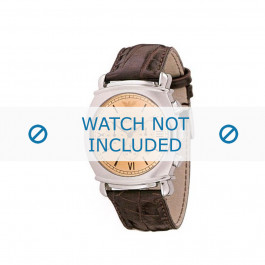Bracelet de montre Armani AR0286 Cuir Brun 24mm