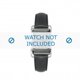 Armani bracelet de montre AR-0304 Cuir Noir 12mm 