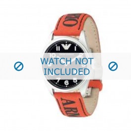 Armani bracelet de montre AR-0515 Textile Orange 23mm 