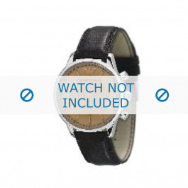 Armani bracelet de montre AR-0625 Cuir Brun foncé 20mm 