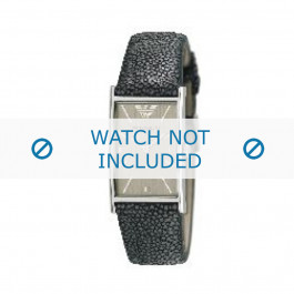Armani bracelet de montre AR-2409 Cuir Gris 22mm 