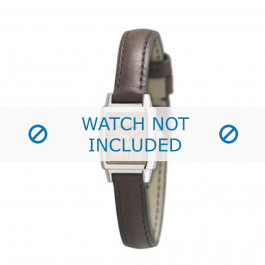 Armani bracelet de montre AR-5507 Cuir Brun foncé 11mm 
