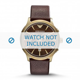 Armani bracelet de montre AR1793 Cuir Brun 22mm