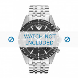 Bracelet de montre Armani AR5983 AR5988 Acier 23mm