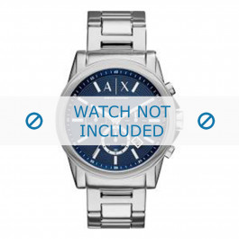Bracelet de montre Armani AX2509 / AX2084 Acier 22mm