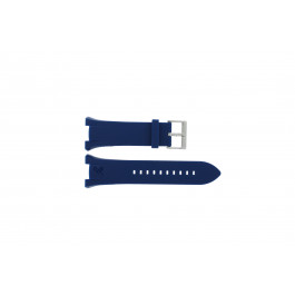 Bracelet de montre Armani AX1041 Silicone Bleu 14mm