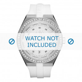 Bracelet de montre Armani AX1216 Silicone Noir 18mm
