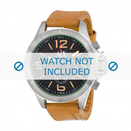Bracelet de montre Armani AX1516 Cuir Brun 22mm