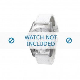 Bracelet de montre Armani AX2071 Cuir Blanc 22mm