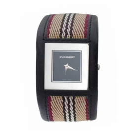 Bracelet de montre Burberry BU4004 Cuir Noir 30mm