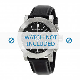 Bracelet de montre Burberry BU2306 Cuir Noir 22mm