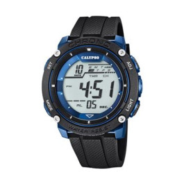 Bracelet de montre Calypso K5820 / K5820-2 / K5820-3 / K5820-4 Caoutchouc Noir 24mm