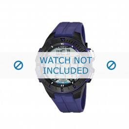 Bracelet de montre Calypso K5607-2 Caoutchouc Bleu 20mm