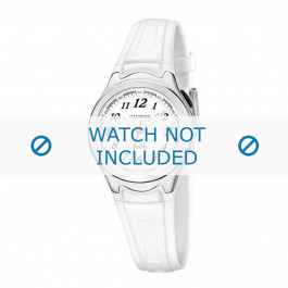Bracelet de montre Calypso K6067-1 Plastique Blanc 7mm