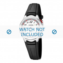 Bracelet de montre Calypso K6067-4 Caoutchouc Noir 7mm
