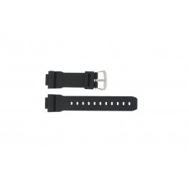 Bracelet de montre Casio DW-004C-1VST / DW-9051-DW-9052 Plastique Noir 16mm