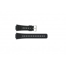Bracelet de montre Casio DW-5000SL-1 / W-5600 / DW-5700 / DW-5750E Plastique Noir 16mm