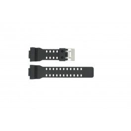 Bracelet de montre Casio G-8900-1 / GA-100-1 / GA-110 / GA-110MB Plastique Noir 16mm