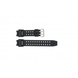 Bracelet de montre Casio G-9200-1 / GW-9200 / 10297191 Plastique Noir 16mm
