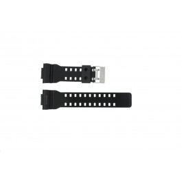 Bracelet de montre Casio GLS-8900-1W / 10457909 Silicone Noir 16mm