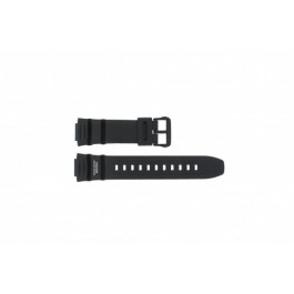 Bracelet de montre Casio WV-200E-1AV EF / WV-200A-1AV / WV-200U-1AV Caoutchouc Noir 16mm