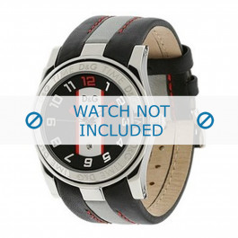Dolce & Gabbana bracelet de montre DW0216 Cuir Noir