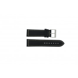 Bracelet de montre Davis BB0450 / BB0454 Cuir Noir 24mm