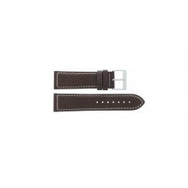 Bracelet de montre Davis BB0453 Cuir Brun 24mm