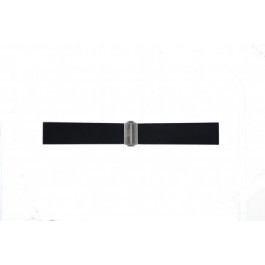 Bracelet de montre Davis BB0881 Caoutchouc Noir 22mm