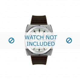 Diesel bracelet de montre DZ1249 Silicone Brun 28mm