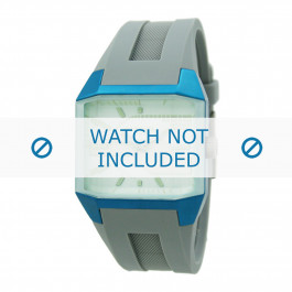 Diesel bracelet de montre DZ1387 Silicone Gris 20mm